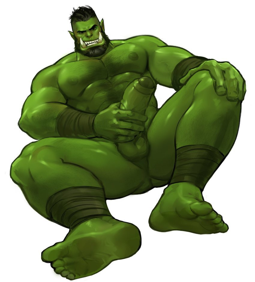 Stroke your green cock