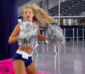 Babygirl cheering
