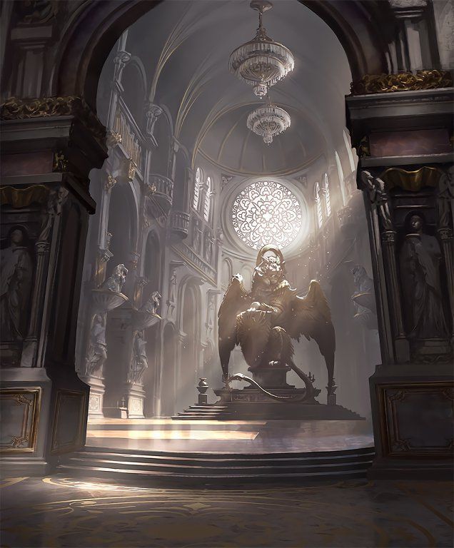 You decide to visit the local temple of the City to wish for good luck on your adventure.