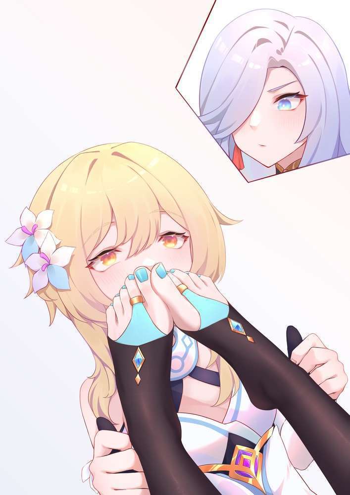 Lick her feet success