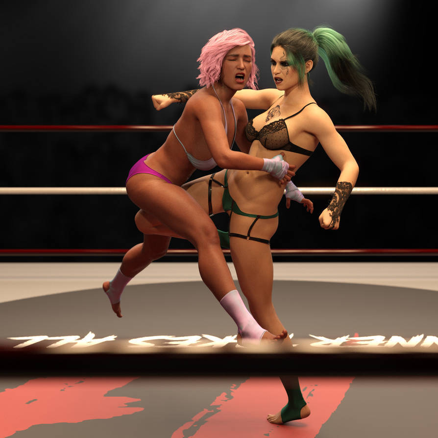 After the hit, you are stunned and she is relentless. You get hit more and more, in wyas that should never be allowed in any legal match!