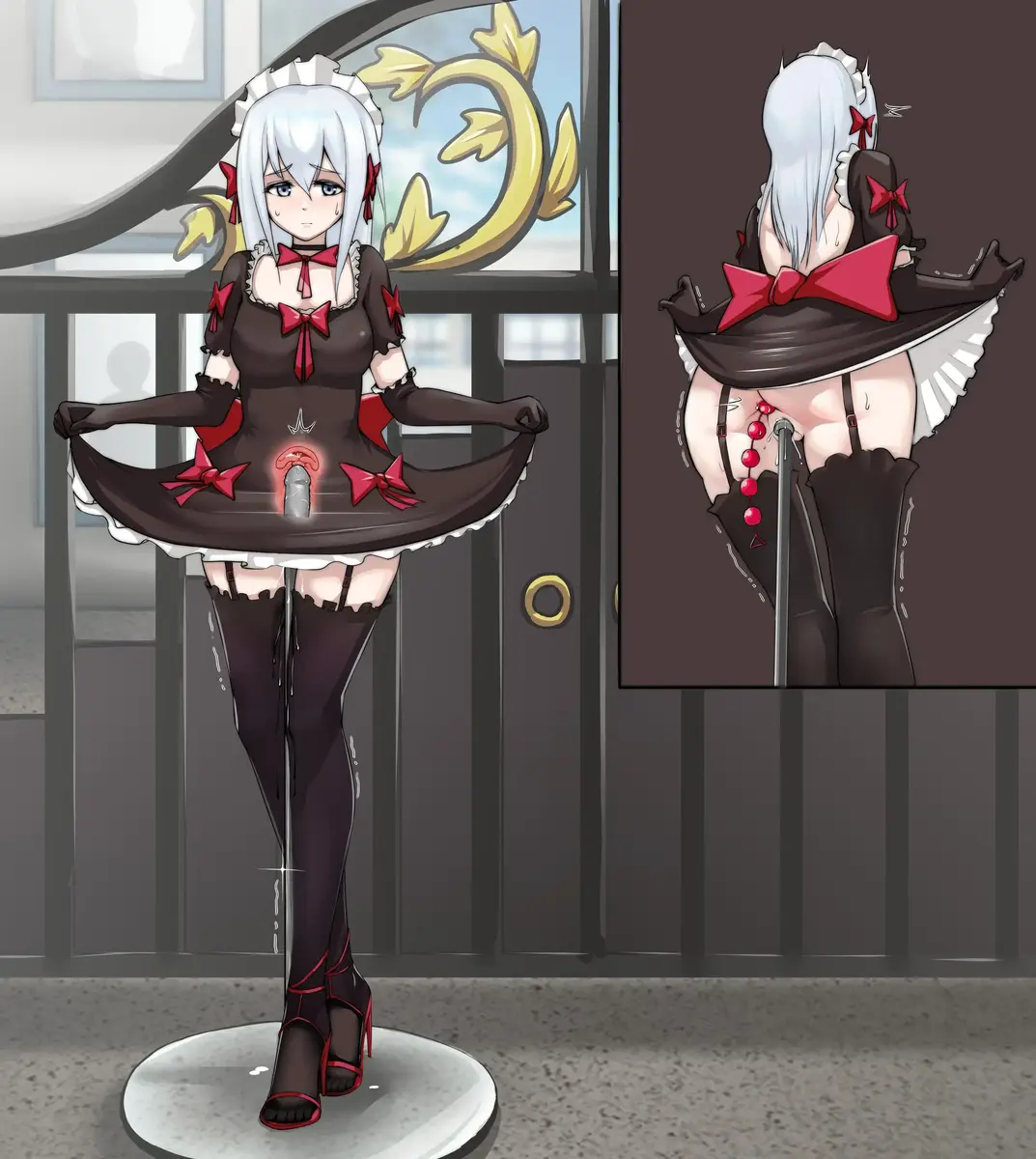 One Bar Display Stand