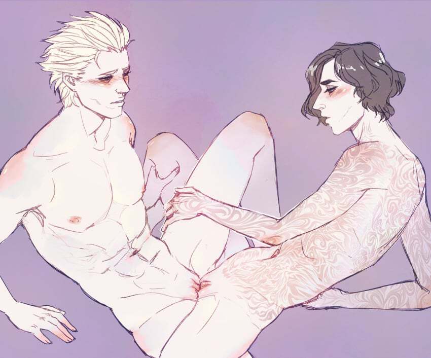 Scissor with him