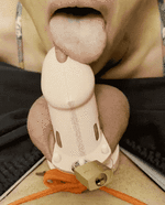 Eingesperrter Blowjob