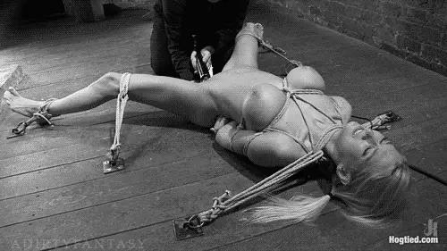Tie and Vibe Her Until She Cums