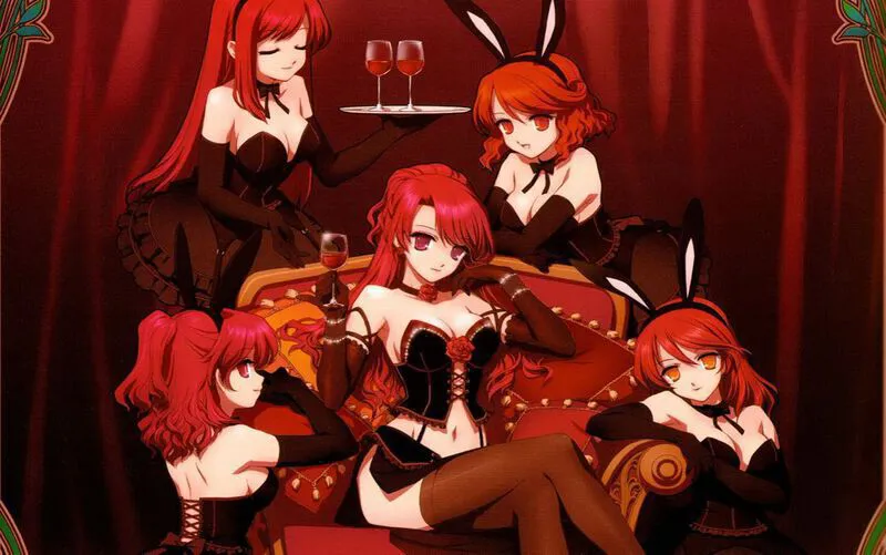The adventurers are resting in a brothel, and they're getting more and more horny. They should be yours soon!