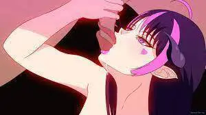 You unleash your demonic heritage and turn your tongue into a powerful sex weapon, one that can take his entire length and stroke it while teasing his balls.
