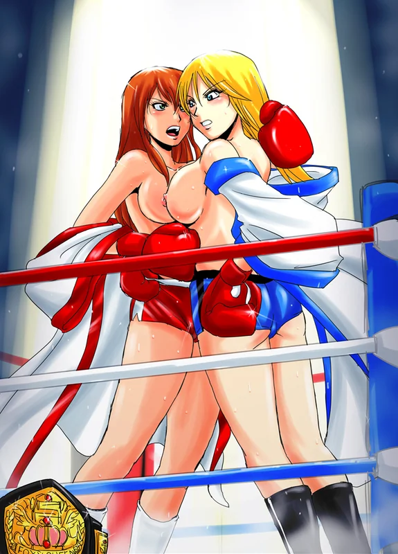 You meet eyes with your opponent, staring her down. 