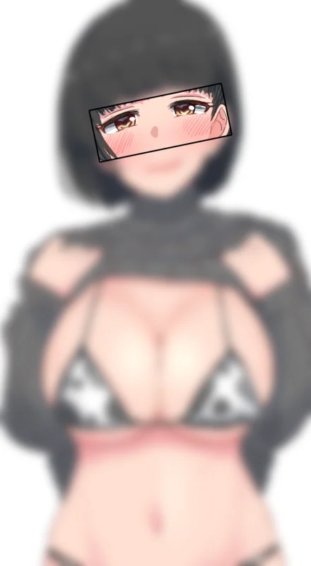 You tell her to look into your eyes and stroke at a medium pace.