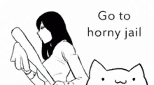 You have enough of his lewd remarks and lusty looks. You grab your trusty hammer and send him straight to horny jail!
