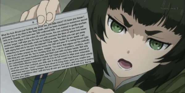 What the fuck did they just fucking say about you? Now you’re mad!