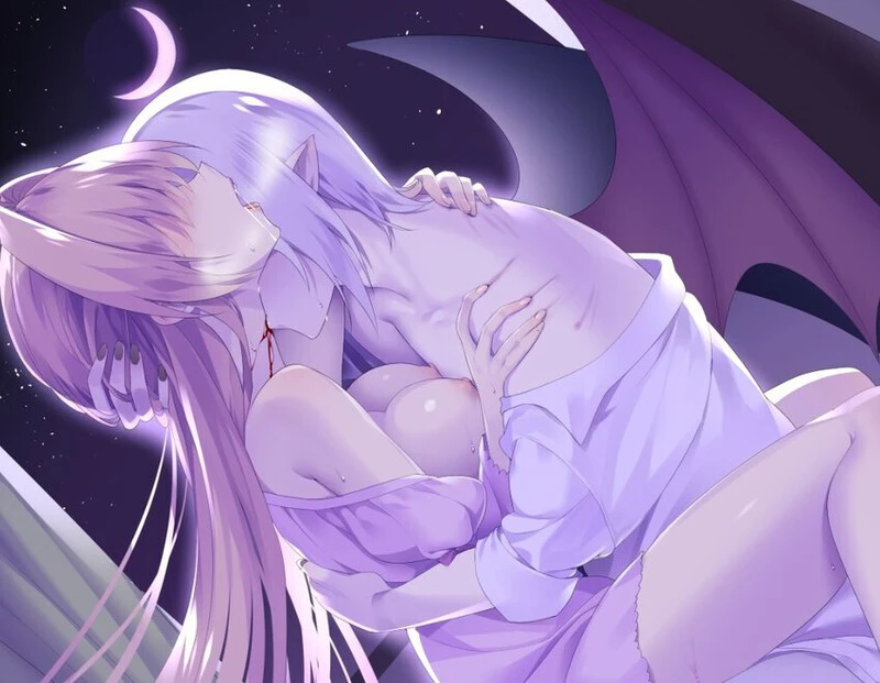Sink your fangs into her neck
