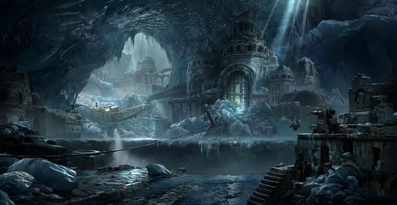 You come across an old entrance to a dwarven home.
