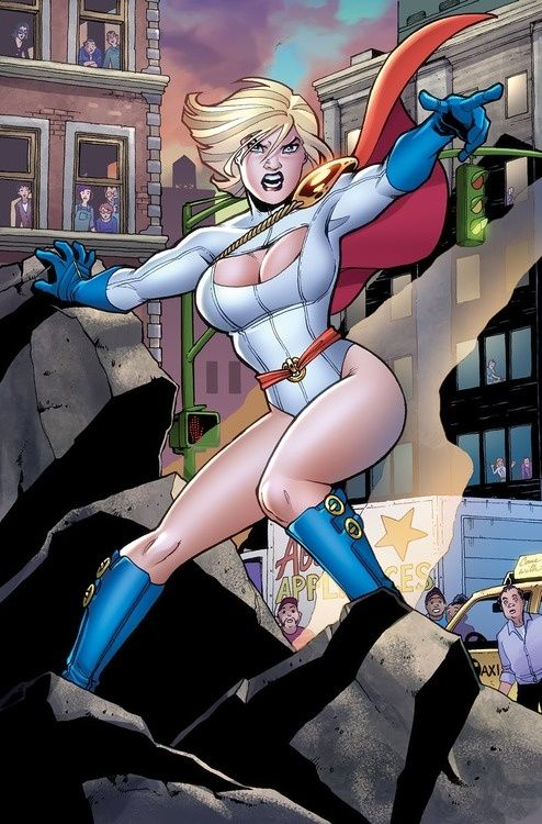 The superheroine is here, no more bad guys allowed!