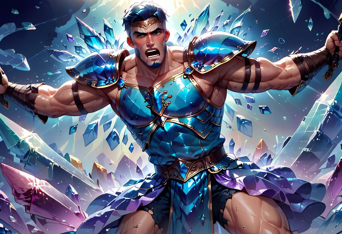 Break the crystal!
