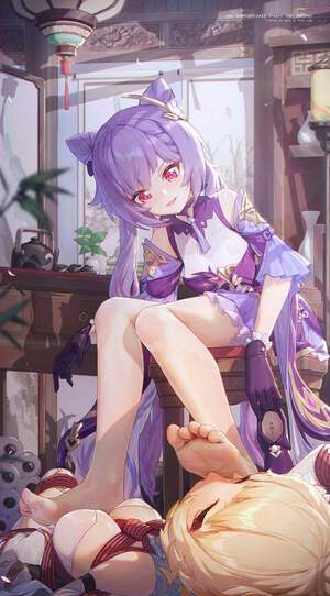 Forced foot worship