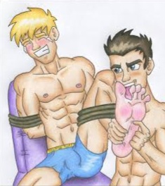 Tie, Lick and Tickle him