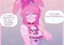Snap her choker