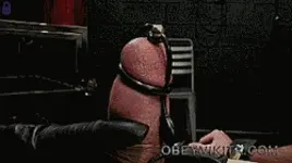 Estim forced to cum