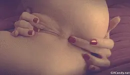 Slowly slide one finger into your ass...
