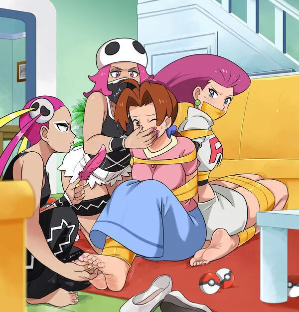 Oh, she brought a friend? She’s just another person to tie up and tickle!