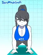 Distract them with push-ups! 