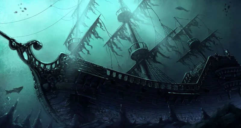 You heard of a giant shipwreck, broken and battered at the bottom of the sea. So you decide to invest in some diving gear and look for its treasure in its bowels.