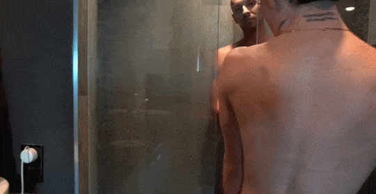 Join his shower