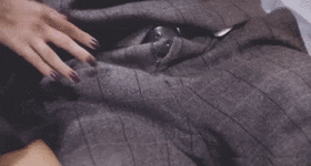 Grab dick through his pants