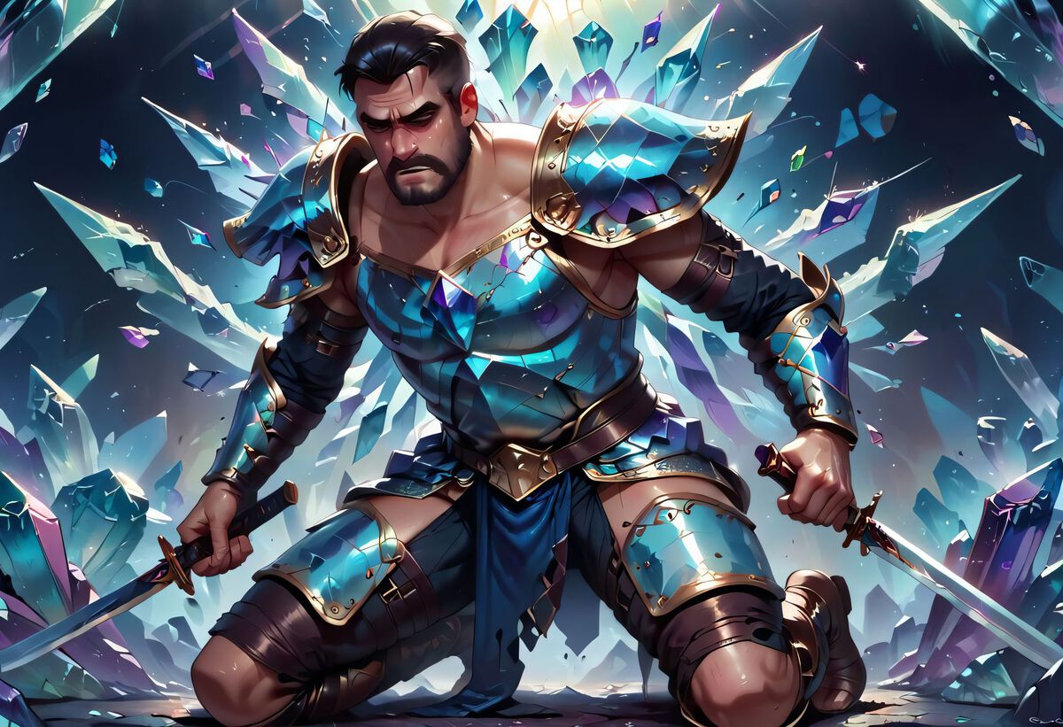 Break the crystal!