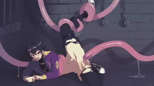 Tentacles fuck his ass!