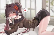Calf and cow position while fingering