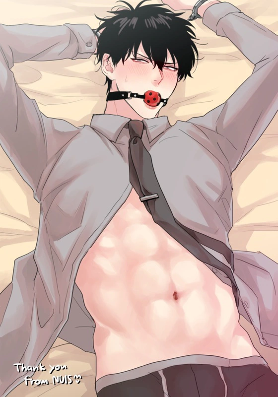 Put a ball gag in his mouth!