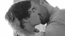 Kiss him softly