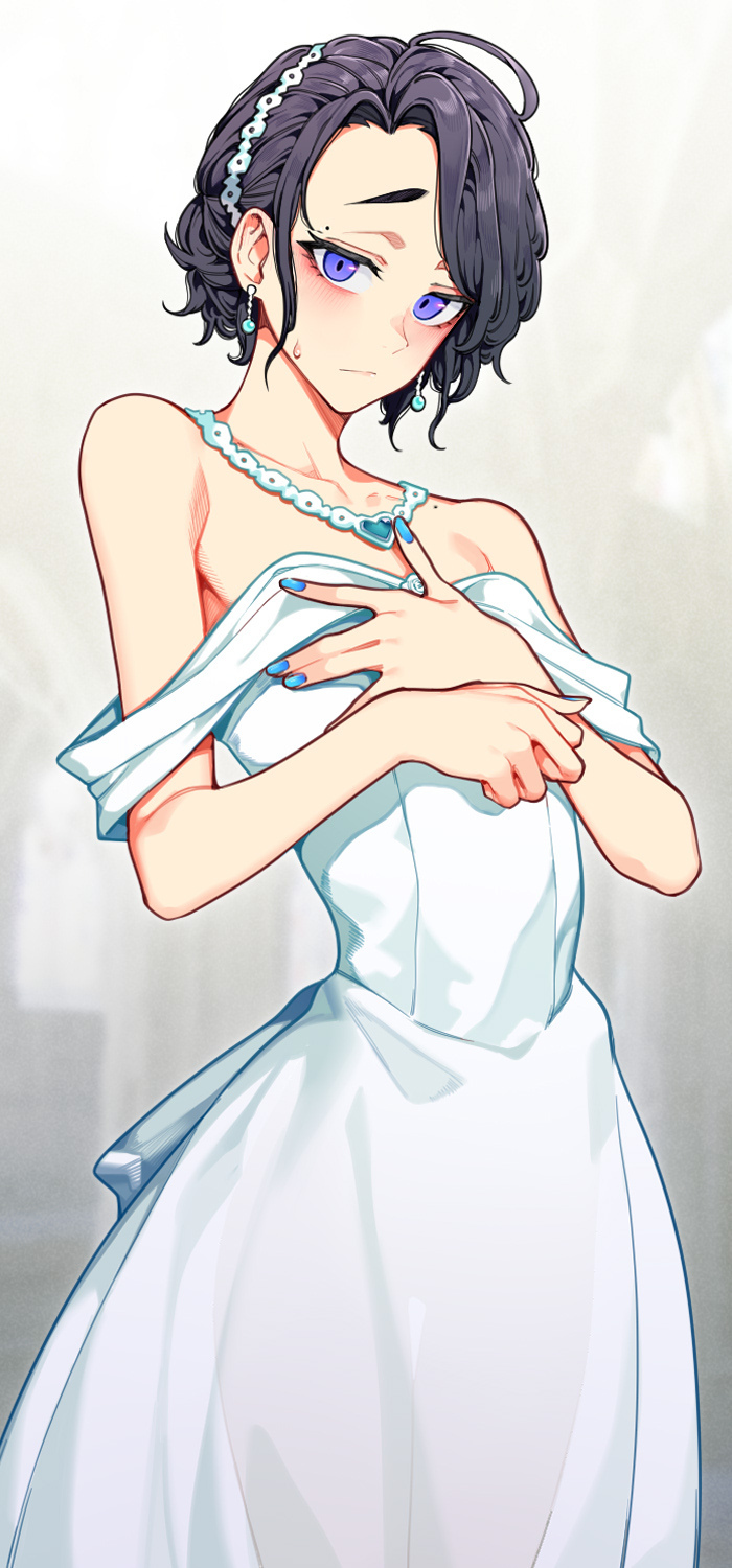 Why are only girls allowed to dress up prettily? You show your opponent that you can rock the dress just as well! Won't they come over and fuck the bride, hmm?