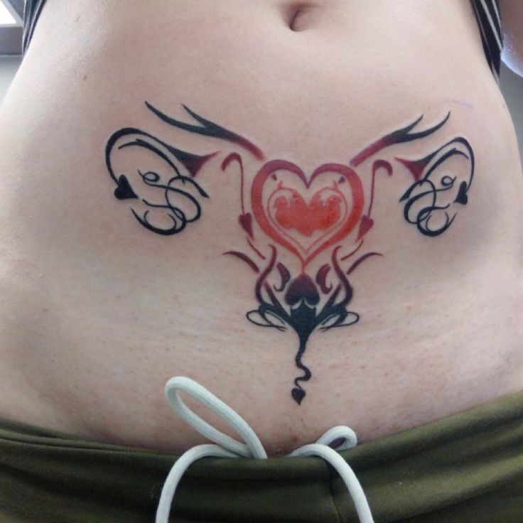 Reveal your womb tattoo