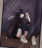 Take a selfie in the mirror