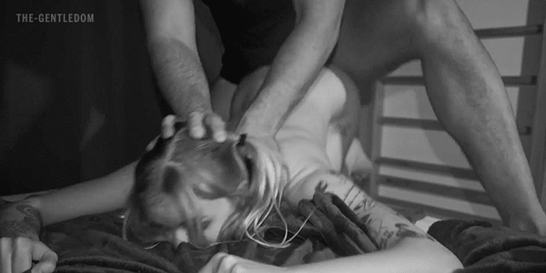 Pinned and fucked doggy style