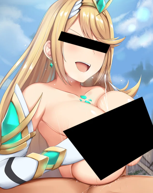 Why would he need to see your tits to cum?