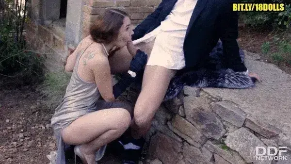 Blowjob in public