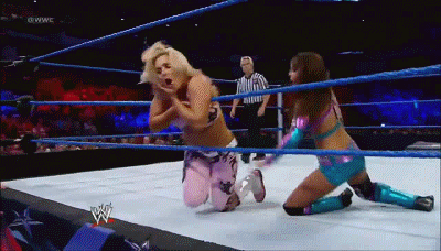 Spank in the ropes