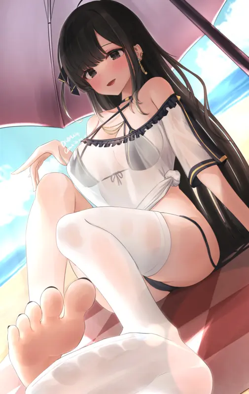 Finger yourself fast to my feet