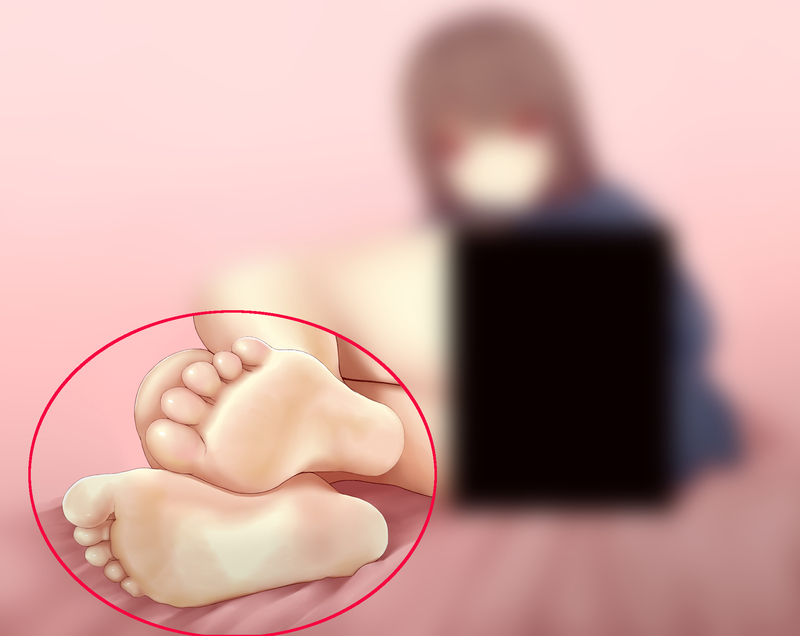 Tease your clit quickly to uncensored feet
