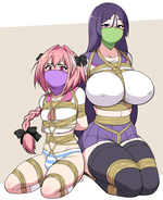 Get tied up by the audience.