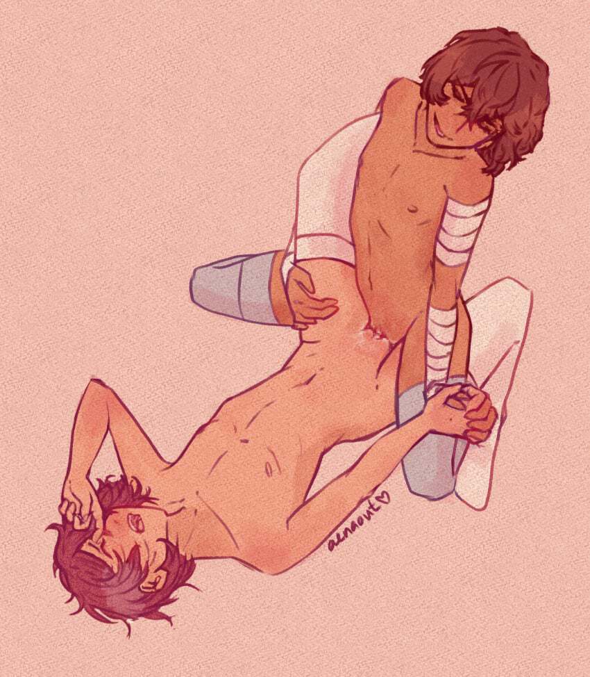 Scissor with him