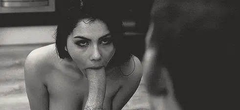Eye-contact blowjob