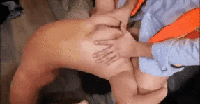 Reverse titfuck