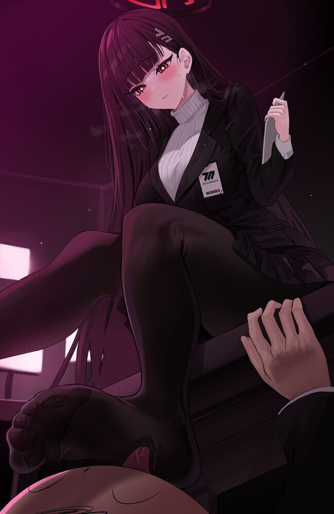 Make him lick your feet!