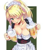 Offer some alcohol