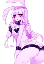 Wear a bunny suit as a slime.